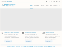 Tablet Screenshot of brockandstout.com